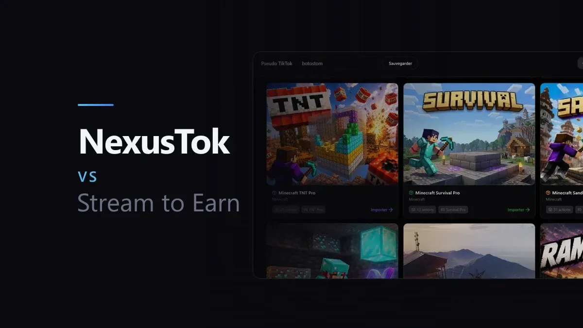 NexusTok vs Stream to Earn : quel logiciel choisir pour vos lives interactifs ?